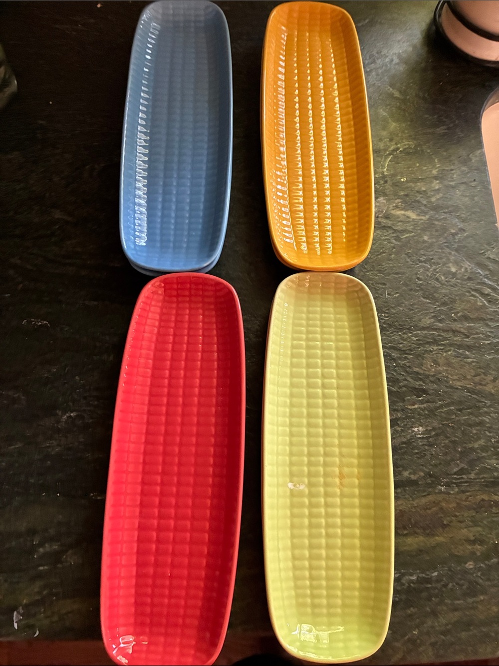 8 Corn on the cob plates  from Crate & Barrel